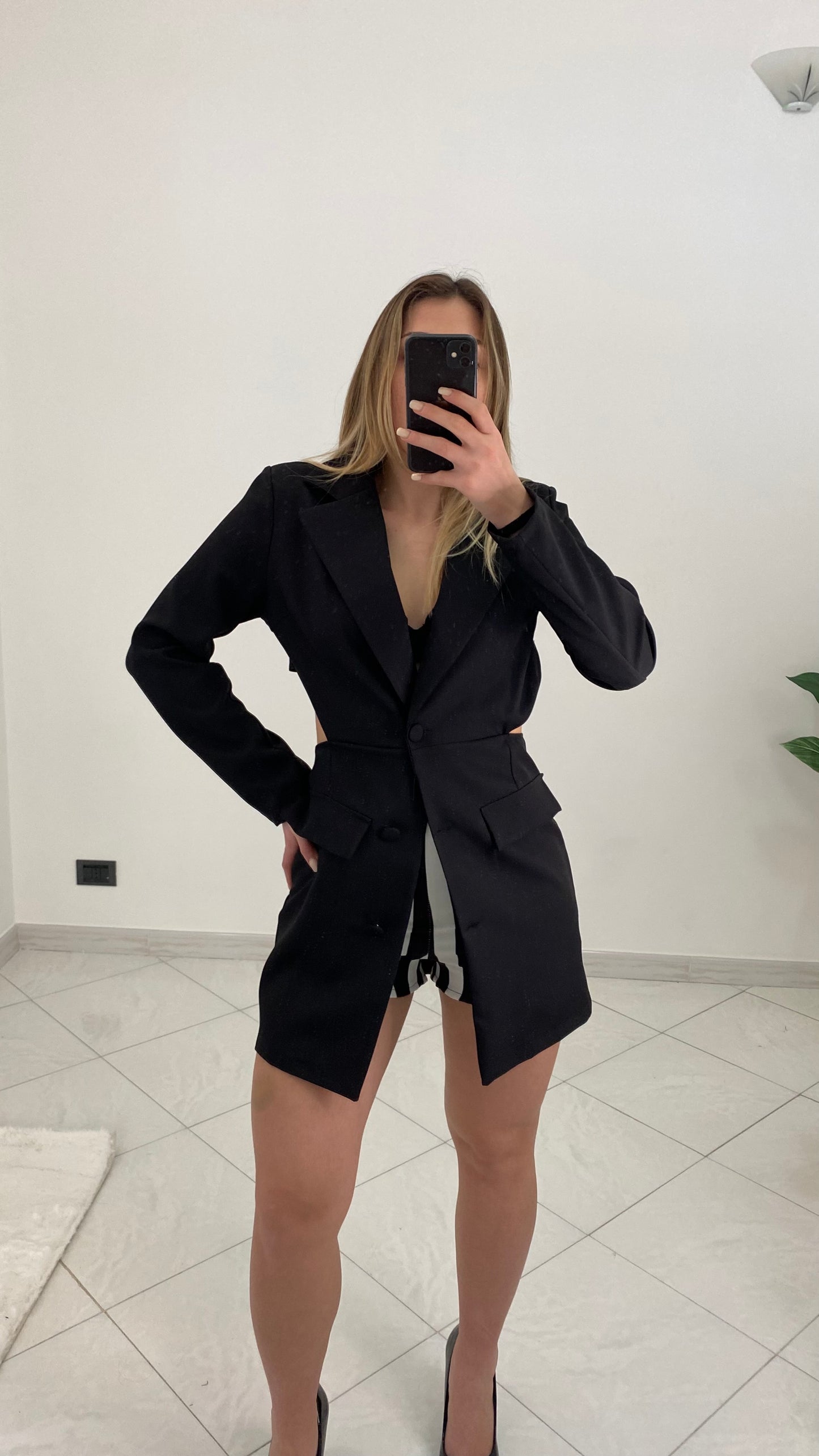 Blazer con Cut-out
