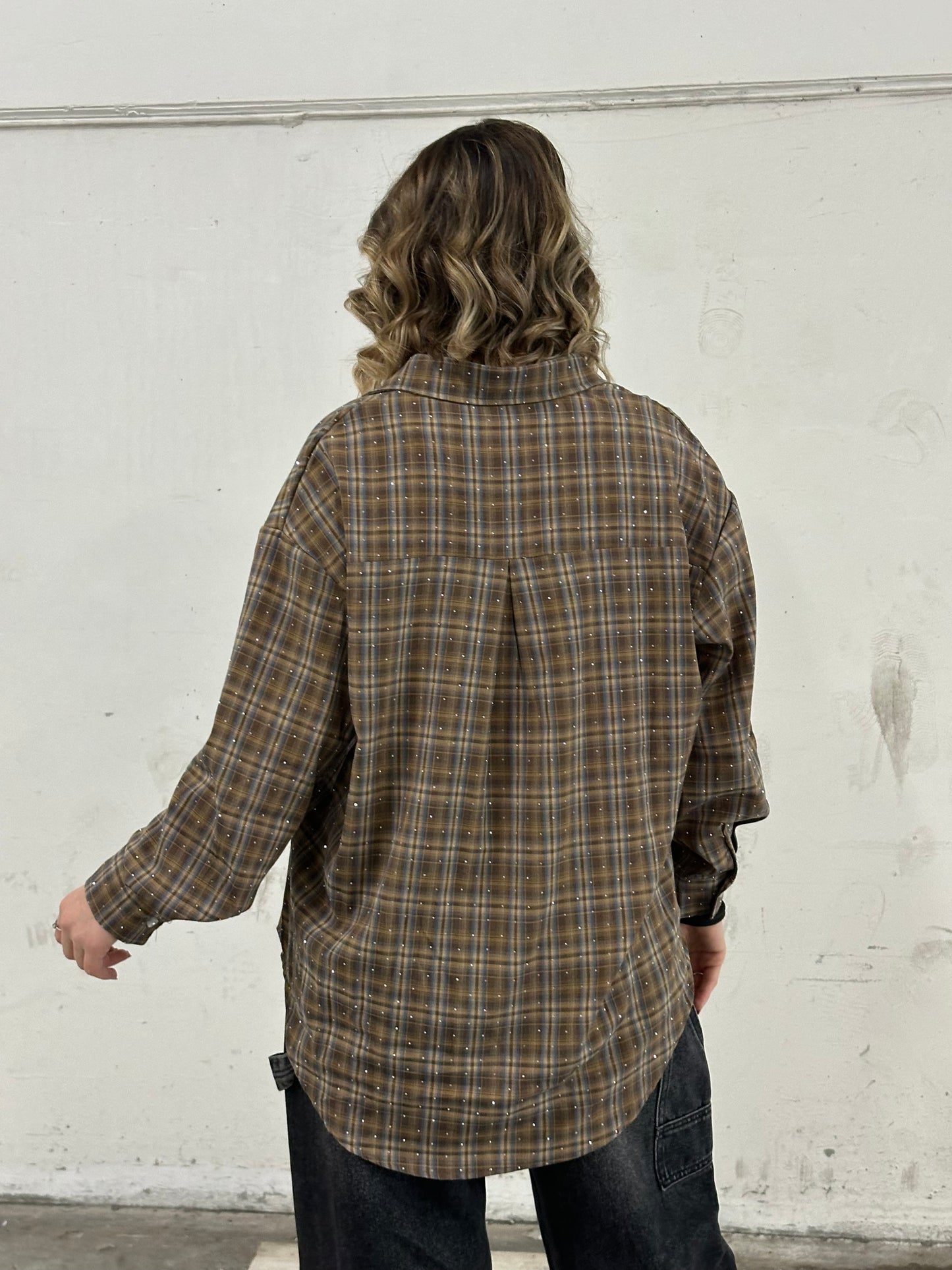 CAMICIA GLOW MARRONE