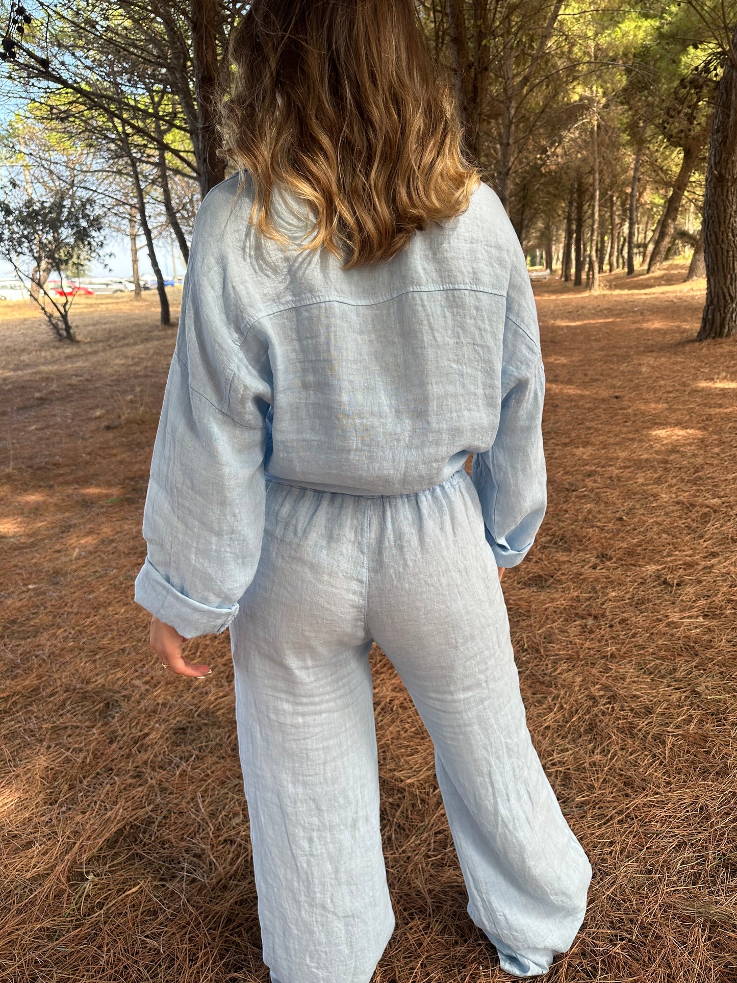 PANTALONE 100% LINO
