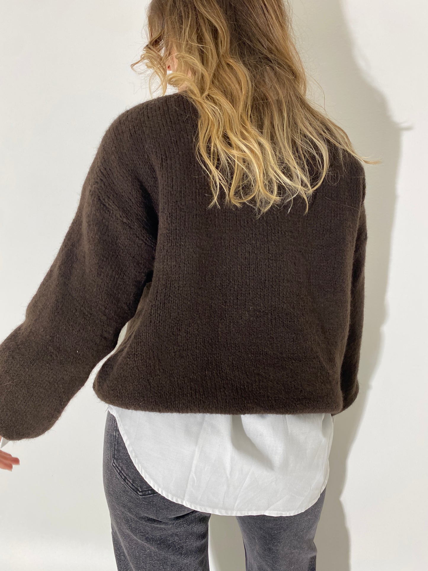 MAGLIONE BEST MARRONE