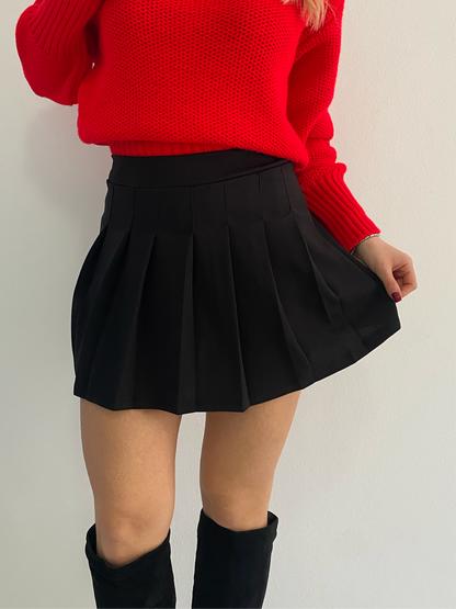 pantagonna pieghe nero