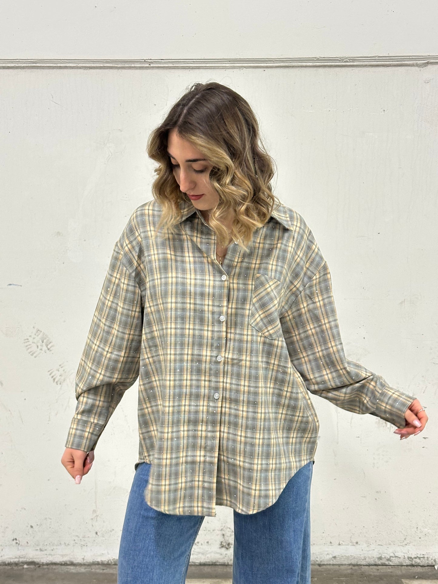CAMICIA GLOW GRIGIO