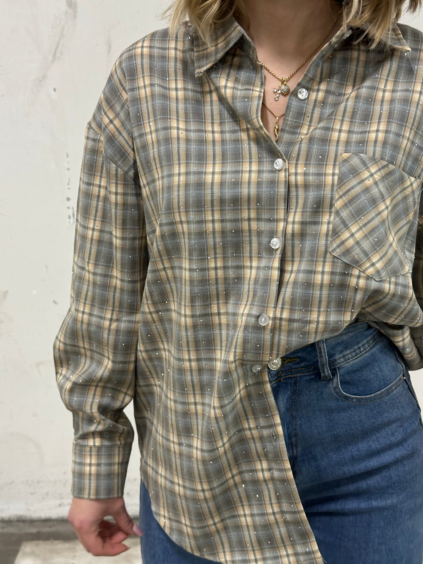 CAMICIA GLOW GRIGIO