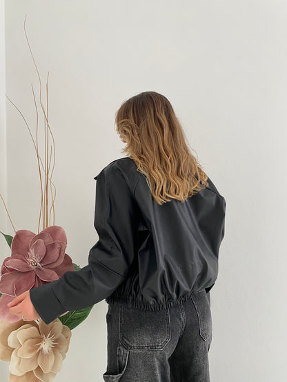 Giacca bomber ecopelle