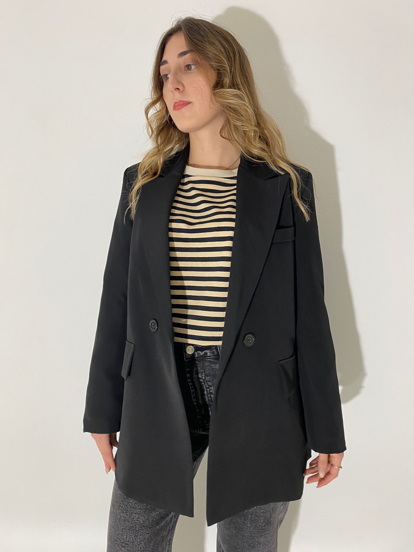 BLAZER DUE BOTTONI NERO