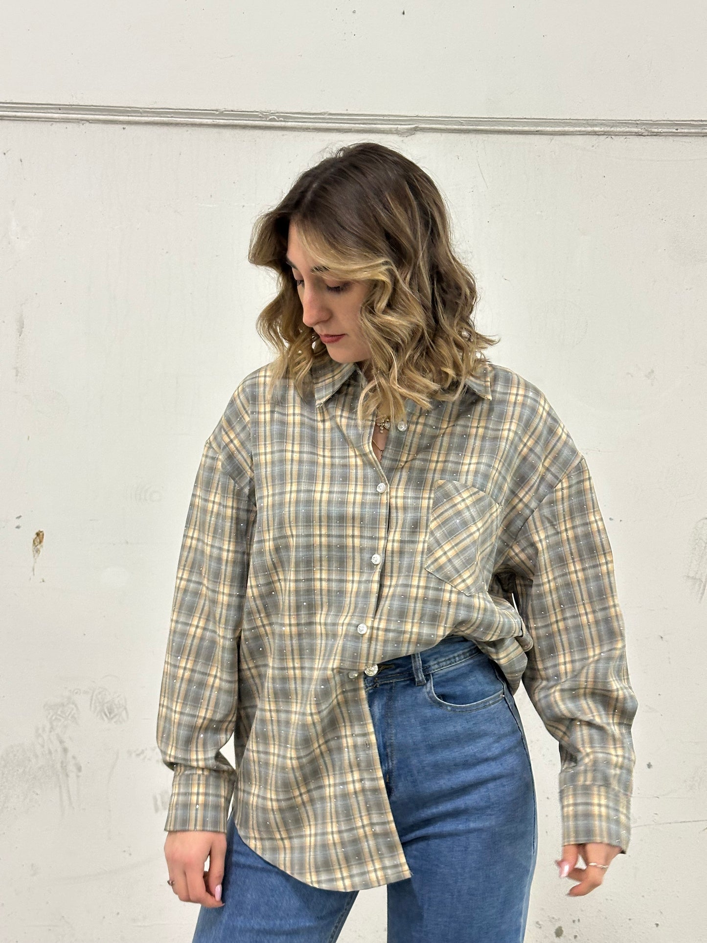 CAMICIA GLOW GRIGIO