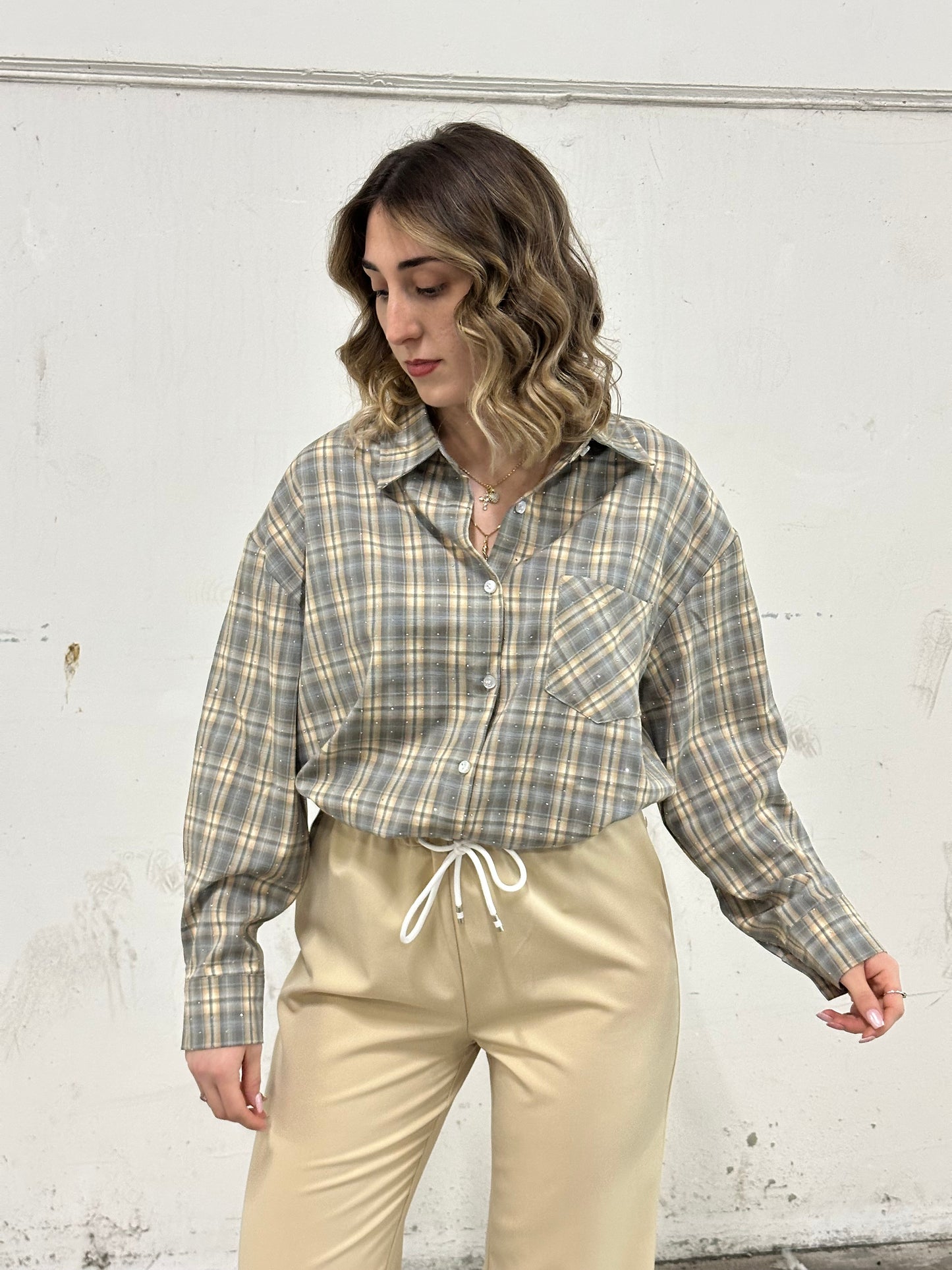CAMICIA GLOW GRIGIO