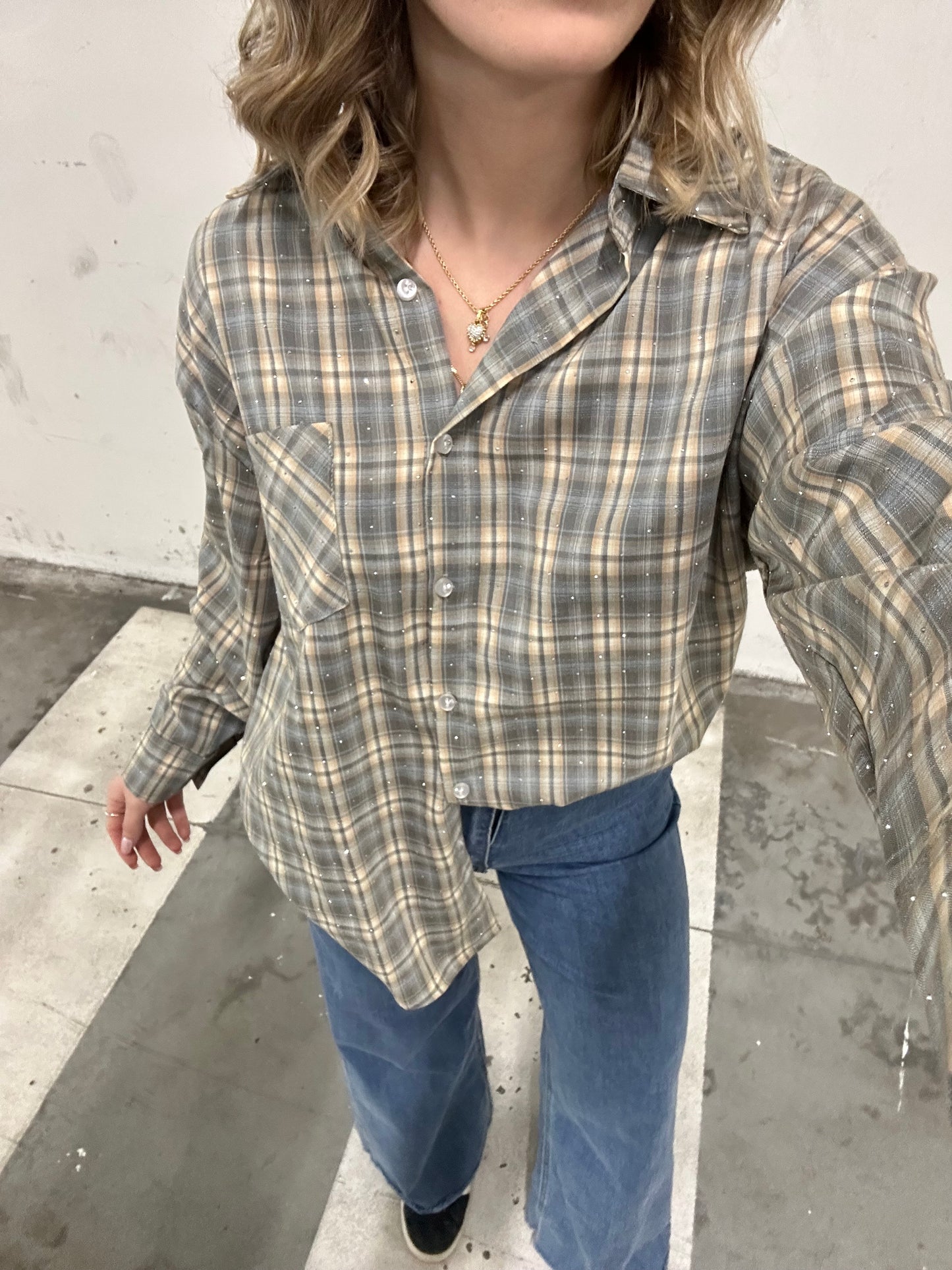 CAMICIA GLOW GRIGIO