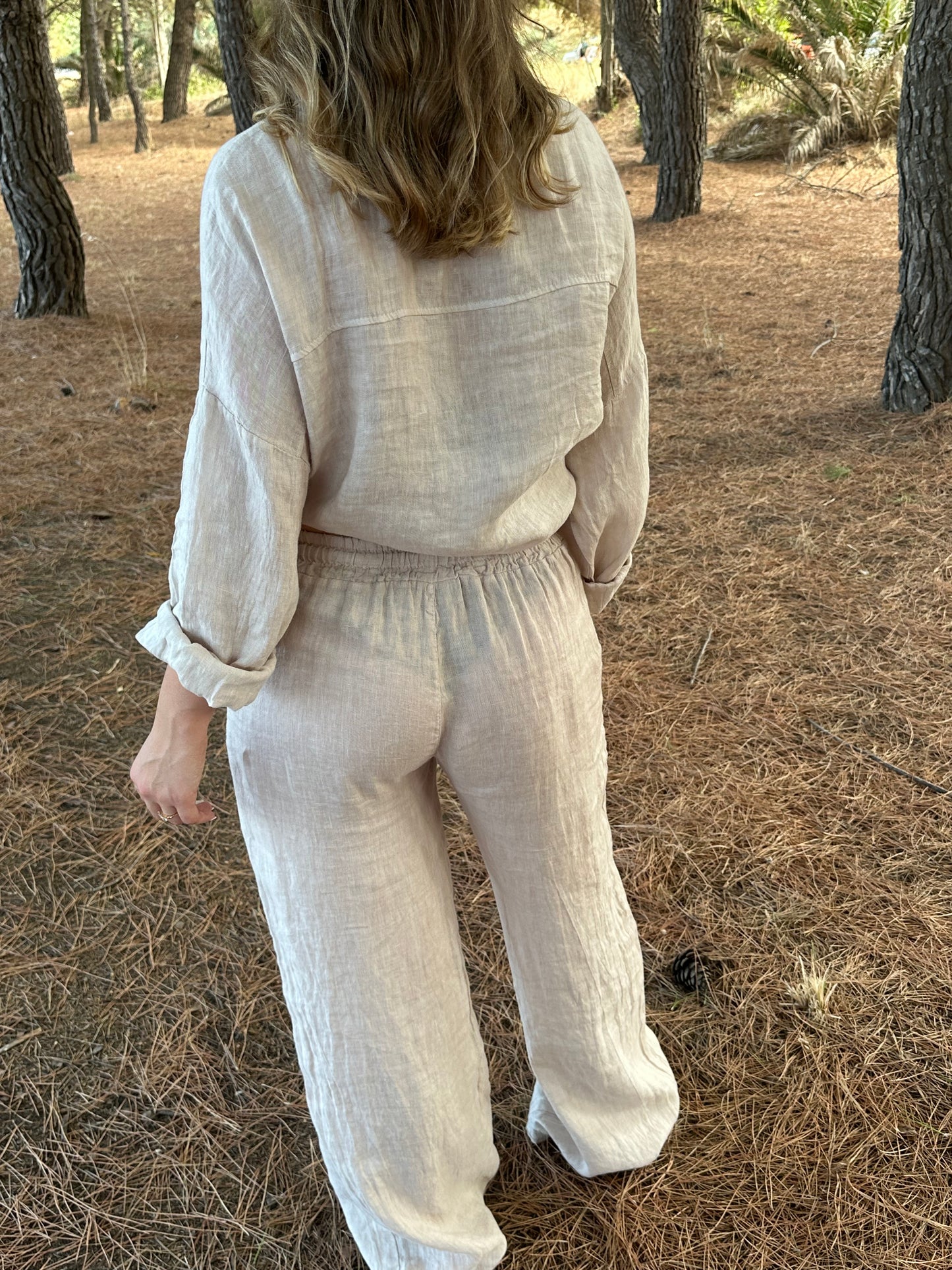 PANTALONE 100% LINO