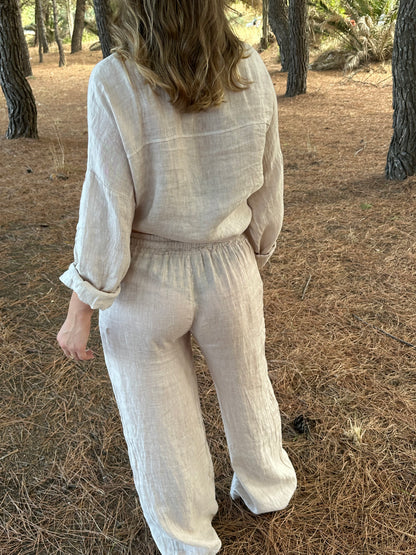 PANTALONE 100% LINO